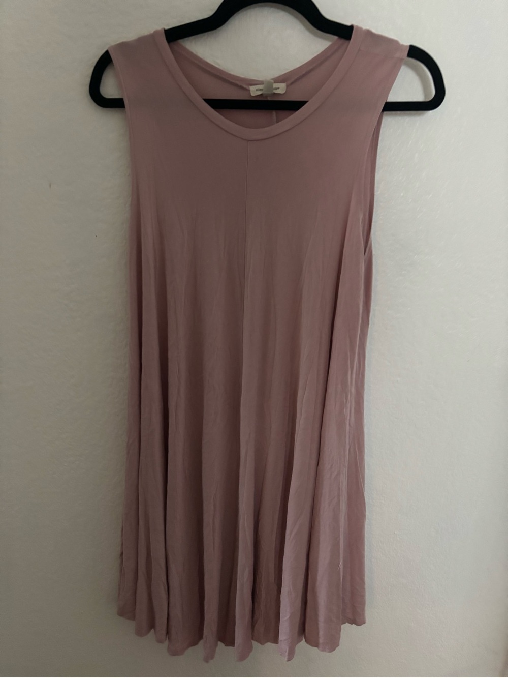 Silence + Noise Sleeveless Flowy Dress in Dusty Rose